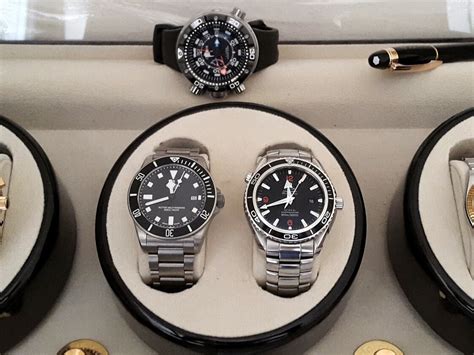 Watchmaker Compares Omega Seamaster 